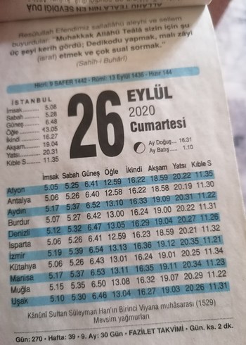 2020 TAKVİM YAPRAKLARI - Görsel 4