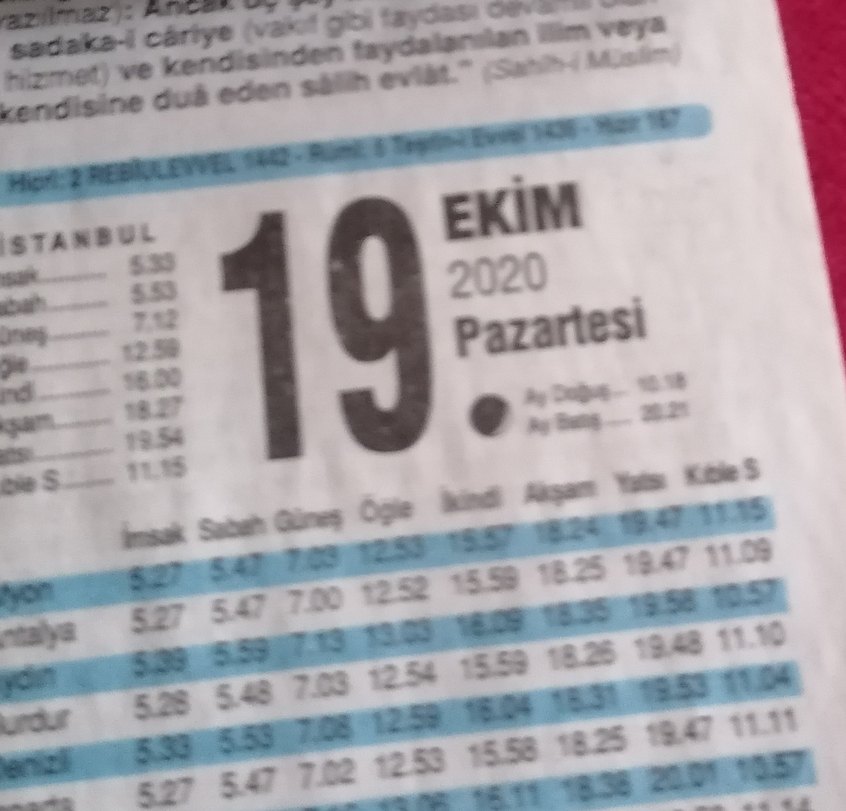 2020 TAKVİM YAPRAKLARI - Görsel 3