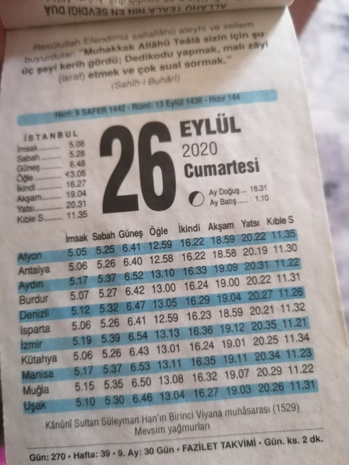 2020 TAKVİM YAPRAKLARI - Görsel 4