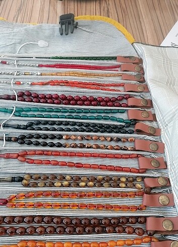 10 ADET ATEŞ KEHRİBAR TESBİH