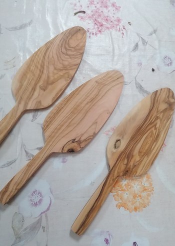 EL YAPIMI ZEYTİN AĞACI SPATULA - Görsel 2