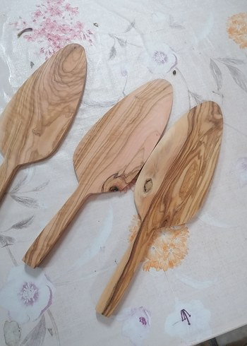 EL YAPIMI ZEYTİN AĞACI SPATULA - Görsel 3