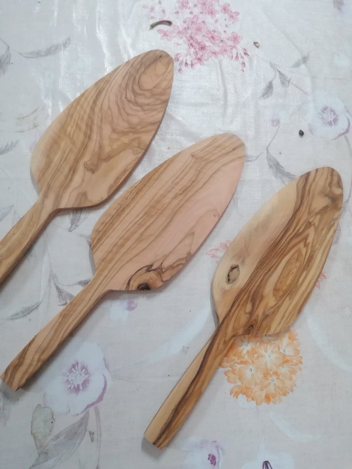 EL YAPIMI ZEYTİN AĞACI SPATULA - Görsel 2