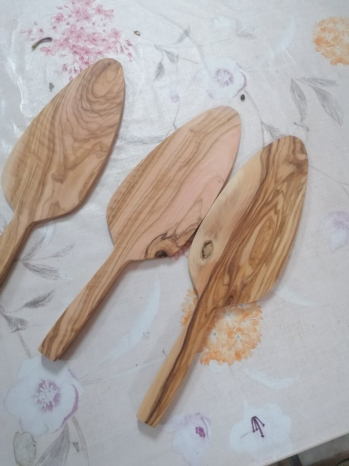 EL YAPIMI ZEYTİN AĞACI SPATULA - Görsel 3
