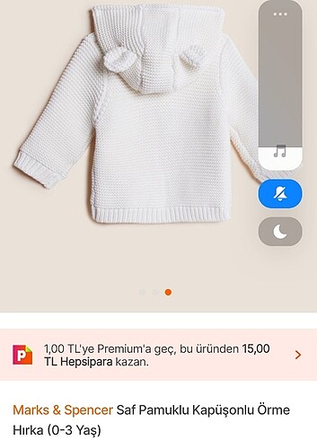 Kapüşonlu kışlık hirka