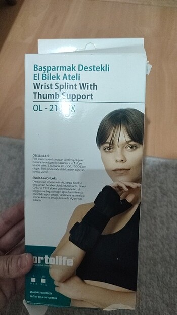 Diğer Sag el destekli el bilek ateli