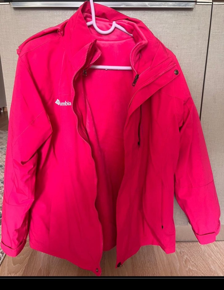 Columbia fuşya mont - Görsel 4