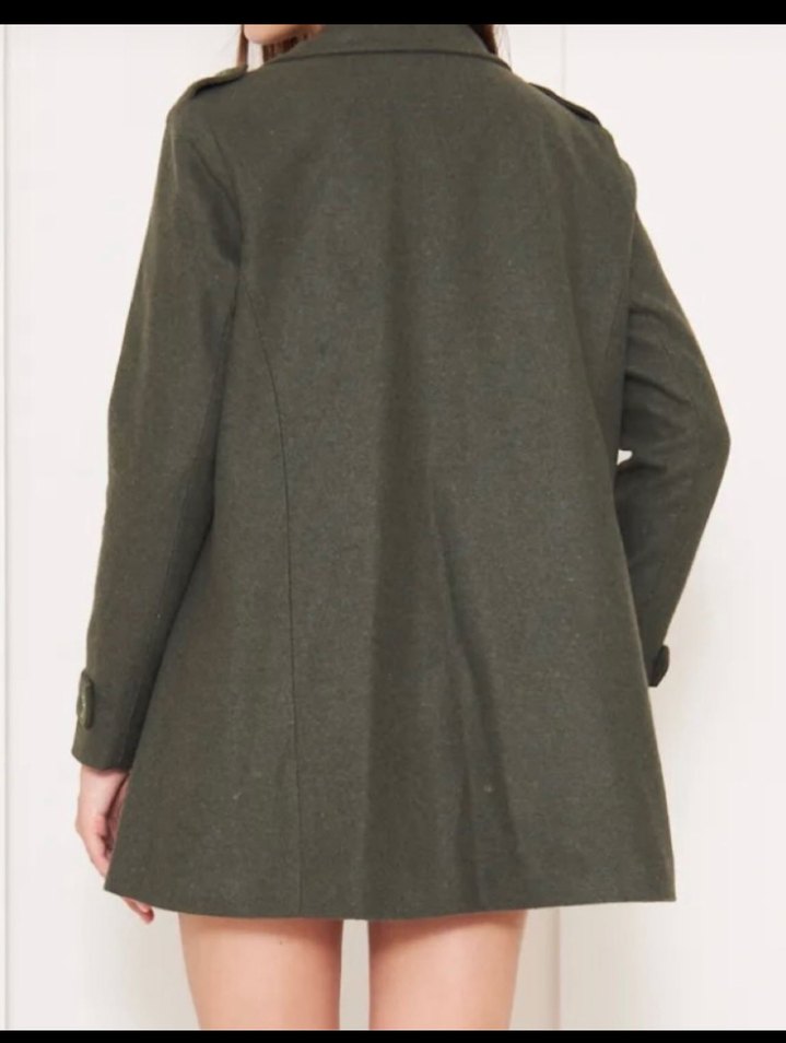 Haki Renk Klasik Kaban - Görsel 3