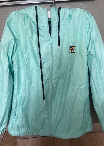 Yeşil Kapüşonlu Fermuarlı Kadın Yağmurluk - Görsel 4