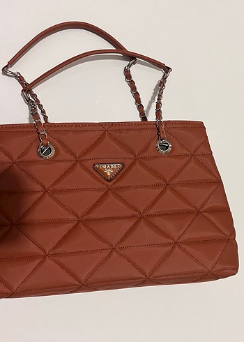 Zincir Detaylı taba Deri Kadın Çanta - Görsel 2