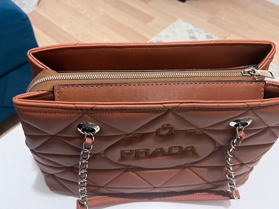 Zincir Detaylı taba Deri Kadın Çanta - Görsel 5