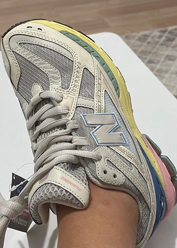 Beyaz Bağcıklı Spor Kadın Spor Ayakkabı - Görsel 5
