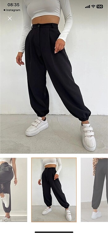 Paçası lastikli jogger pantolon
