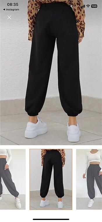 Diğer Paçası lastikli jogger pantolon