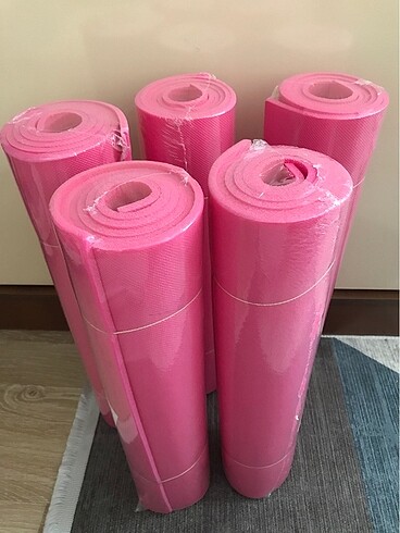 Pembe Spor Yoga Fitness Matı