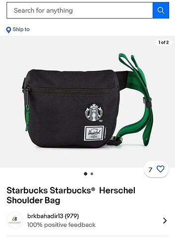 Herschel & Starbucks Limited Edition Çanta
