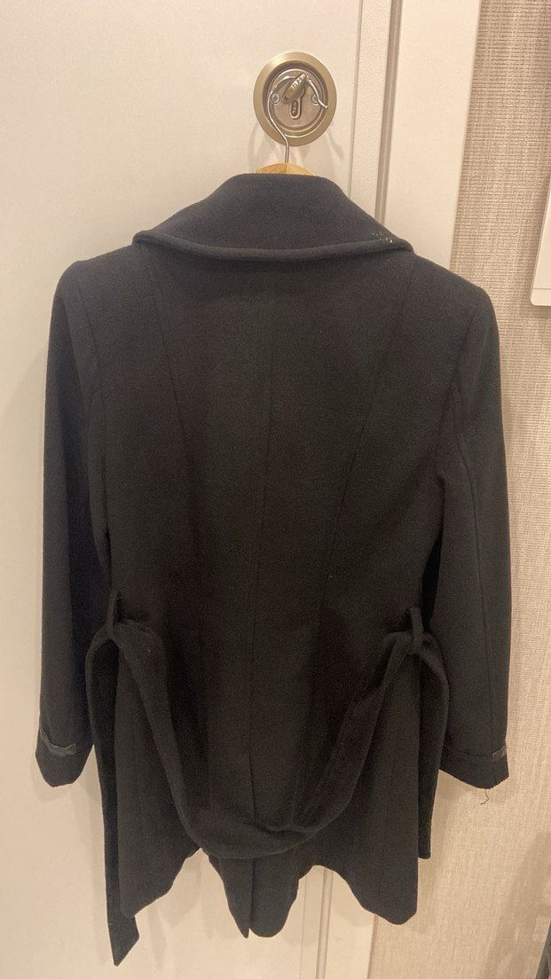 İpekyol Siyah Uzun Kaban 36 beden - Görsel 2