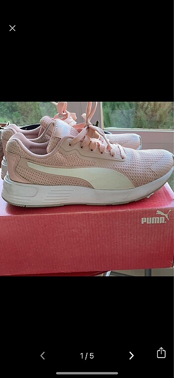 Puma pudra 37 no orjinal spor ayakkabı