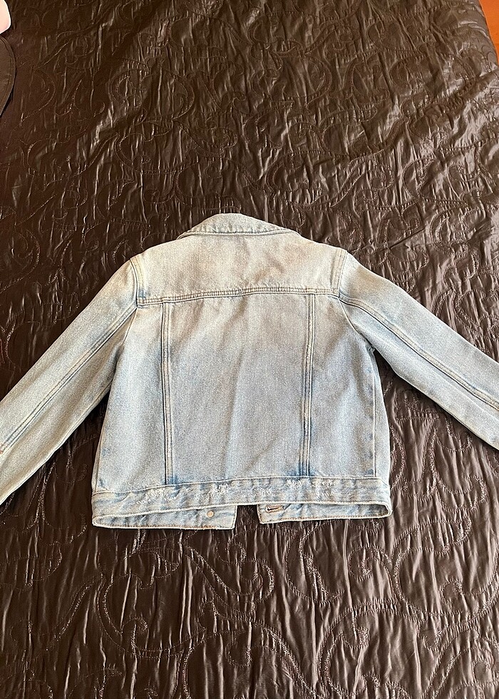 Zara mavi kot ceket - Görsel 3