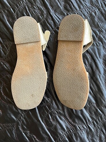 32 Beden Zara gold sandalet 32 no
