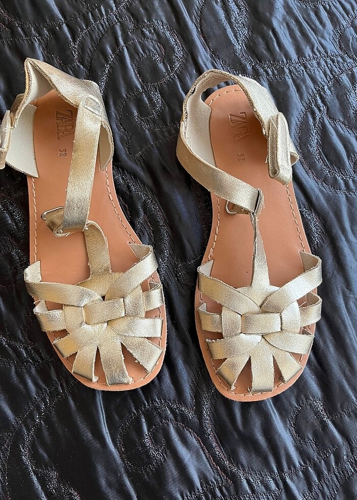 Zara gold sandalet 32 no - Görsel 2