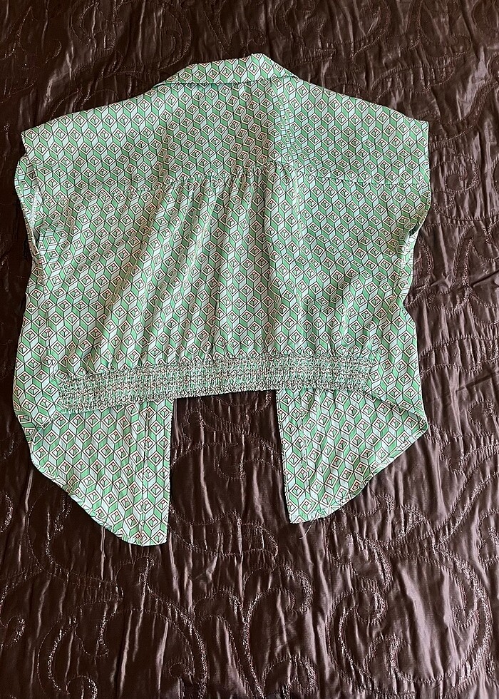 Zara yeşil bluz kız çocuk 9 yaş - Görsel 4