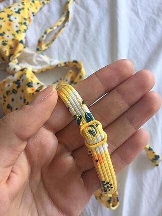 40 Beden sarı Renk Bikini üstü