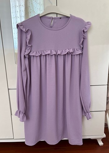Mor lila kadın tunik