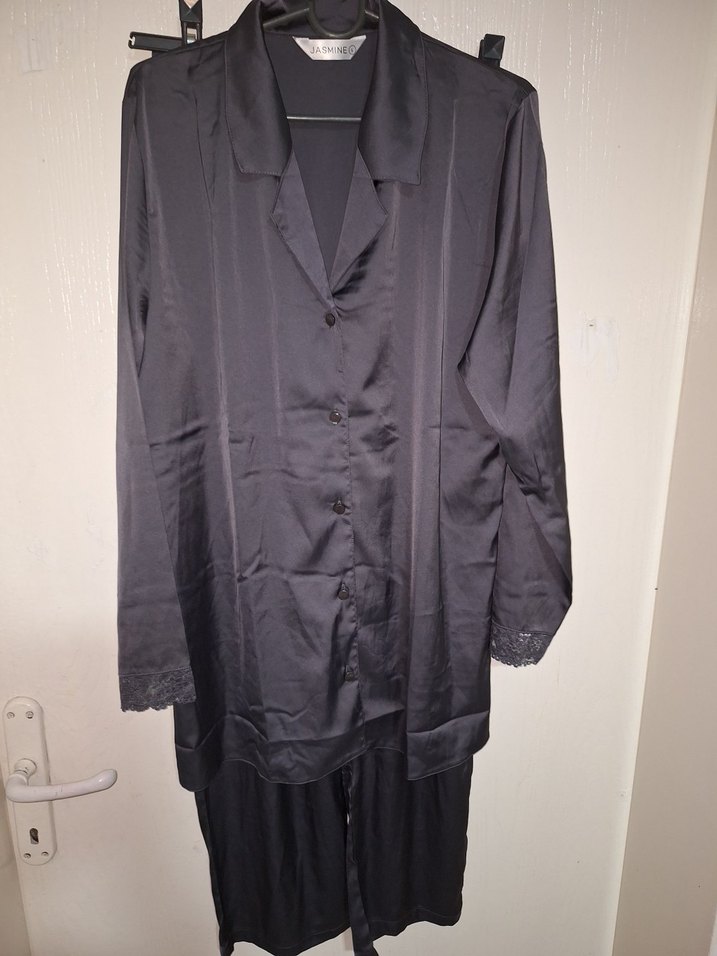 Gri Midi Kadın Gömlek Elbise - Görsel 3