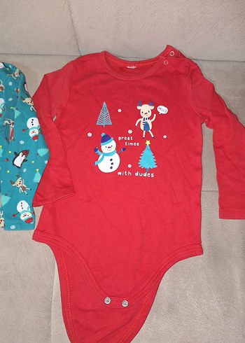 Uzun Kollu Turkuaz Bebek Body - Görsel 3