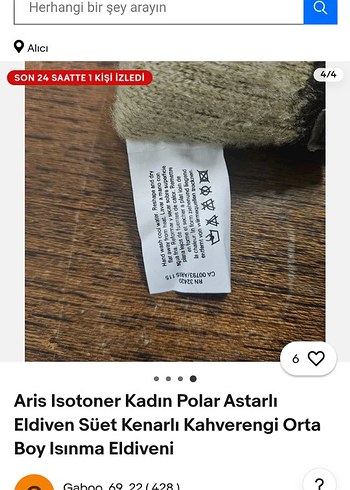 Gri Dantel Detaylı Kadın Eldivenleri - Görsel 7