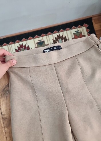 Zara süet pantolon - Görsel 2