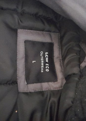 Gri Kapüşonlu Düğmeli Erkek Mont - Görsel 8