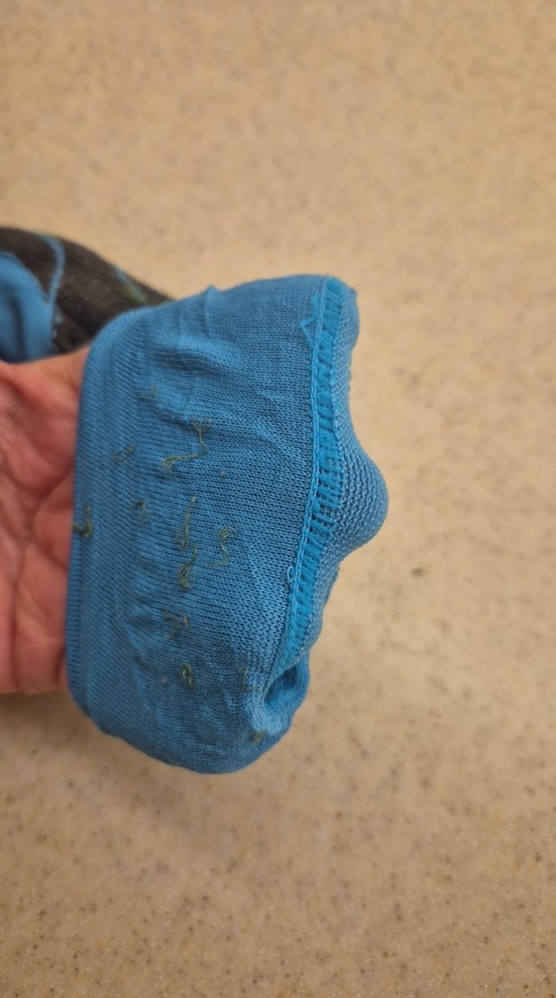 Erkek Çocuk Mavi Düz Çorap - Görsel 2