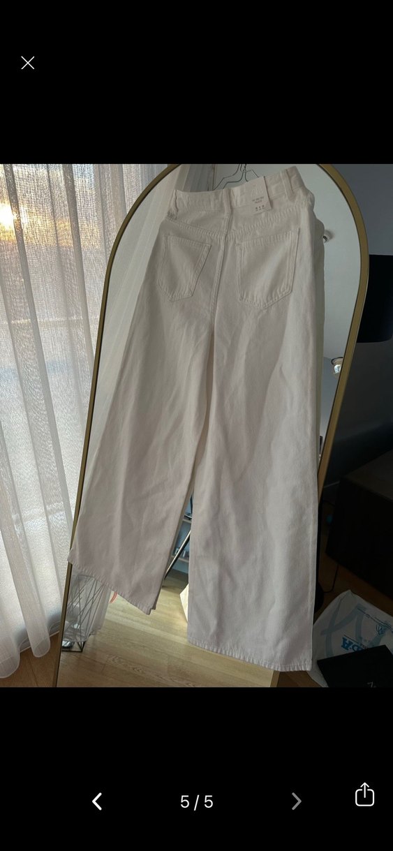 Zara beyaz jean - Görsel 4