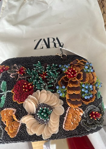Zara boncuk çanta - Görsel 2