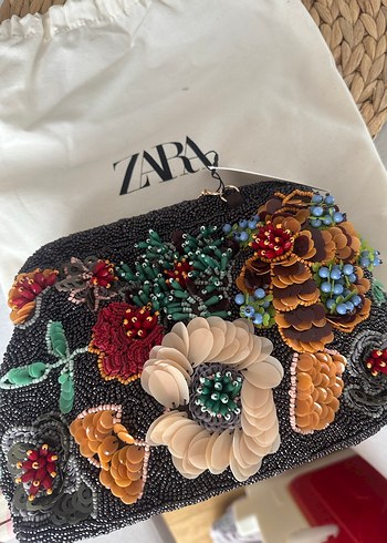 Zara boncuk çanta - Görsel 3