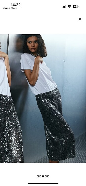H&M Hm pullu etek