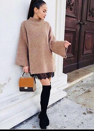 Zara triko elbise