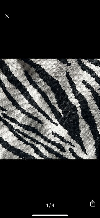 xs Beden çeşitli Renk bershka zebra bluz