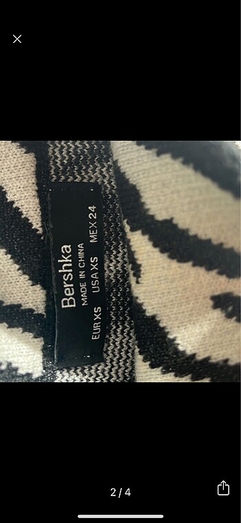 Bershka bershka zebra bluz