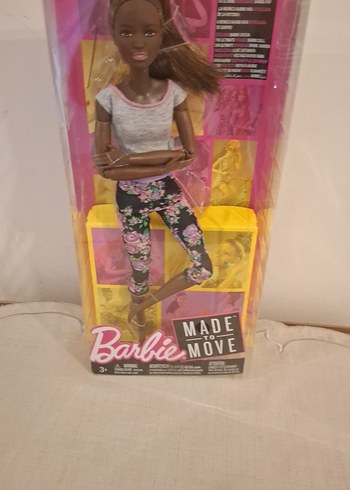Barbie Made to Move Koyu Tenli Bebek