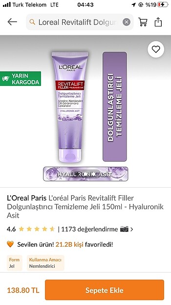Loreal temizleme jeli yeni