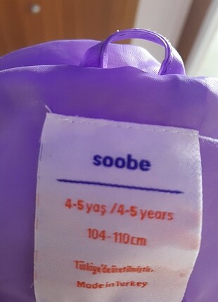 Soobe Soobe 4-5 yaş kız çocuk mont 