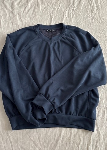 s Beden Lacivert Oversize Kadın Sweatshirt