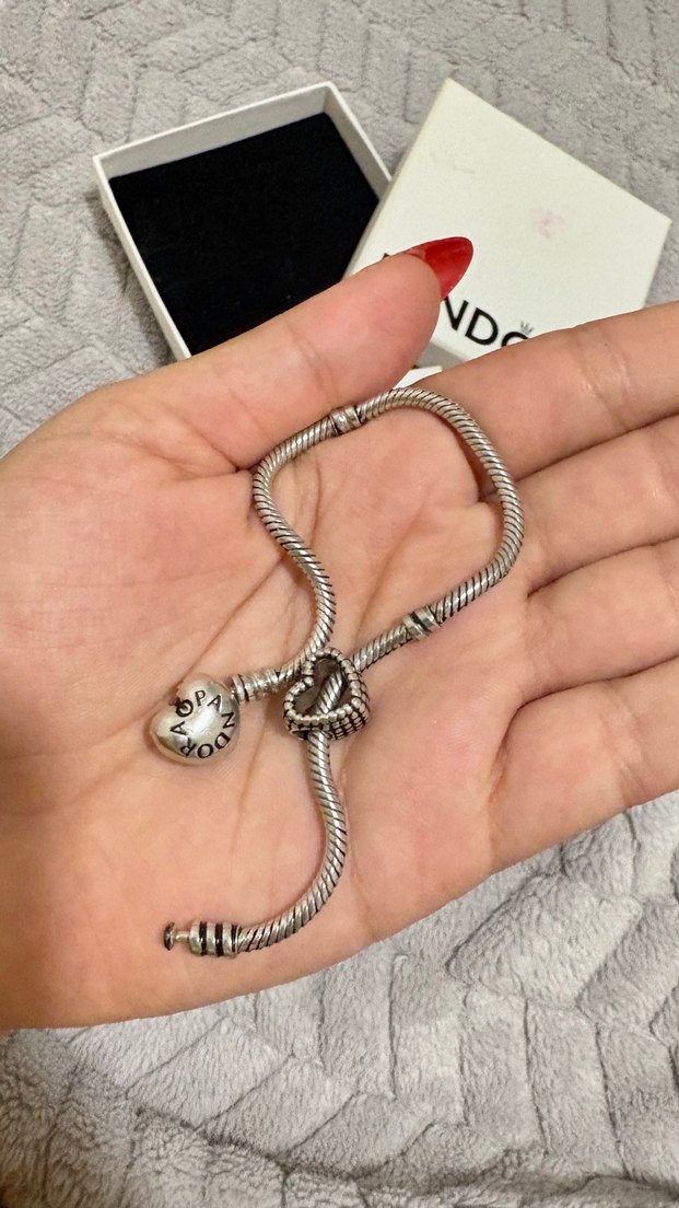 Pandora 1 Adet Charmlı Clips Bileklik - Görsel 3