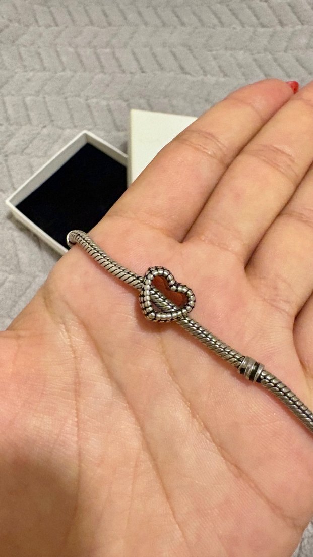 Pandora 1 Adet Charmlı Clips Bileklik - Görsel 2