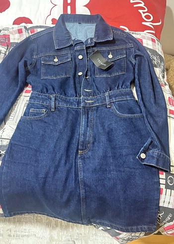 Trendyol kot elbise - Görsel 2