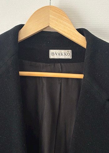 Vakko Siyah Dugmeli Notched Lapel Tuxedo