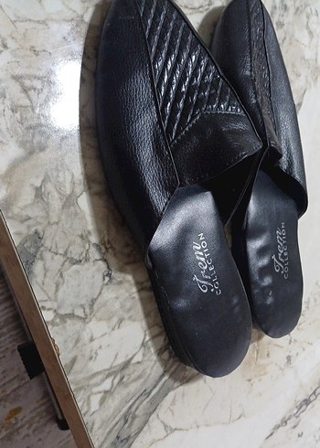 Erkek Siyah Pliseli Ev Terliği - Görsel 2